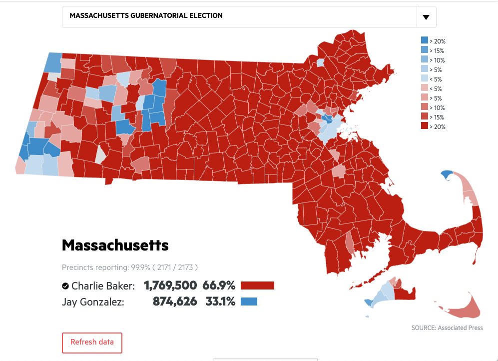 2018 Mass. Election Results: How Your Town Or City Voted